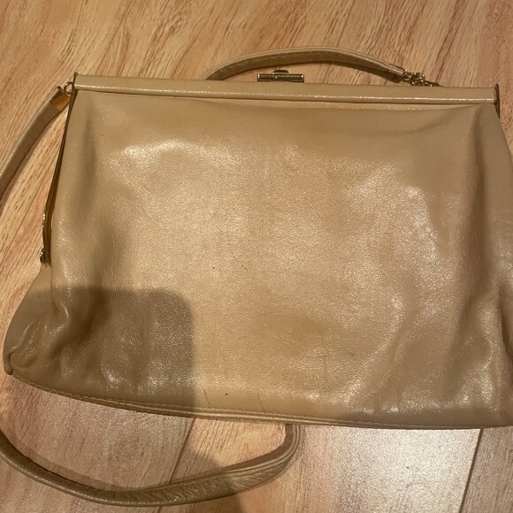Vintage Jane Shilton Leather Handbag / Clutch Bag - Picture 3 of 4
